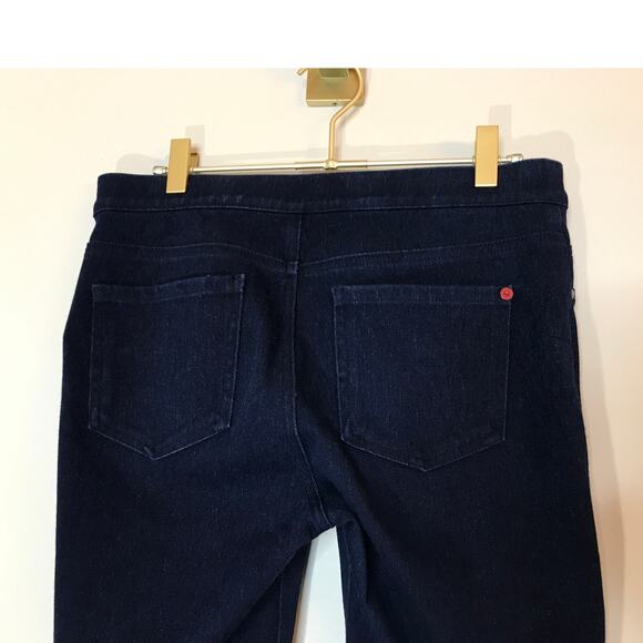 SPANX Jean-ish Dark Wash Denim Leggings M - Picture 3 of 9